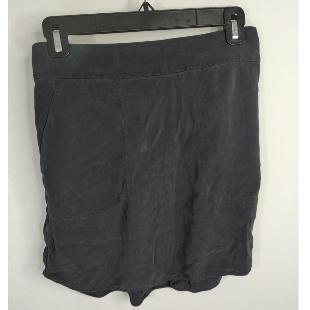 Kit‎ & Ace Black Silk Blend Mini Skirt  Women's Small Preppy Academia Casual